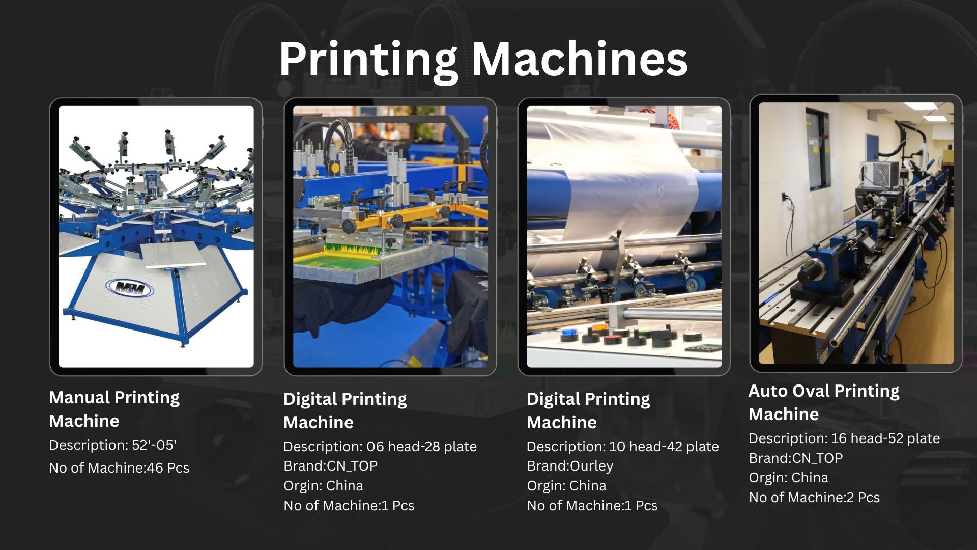Printing machines